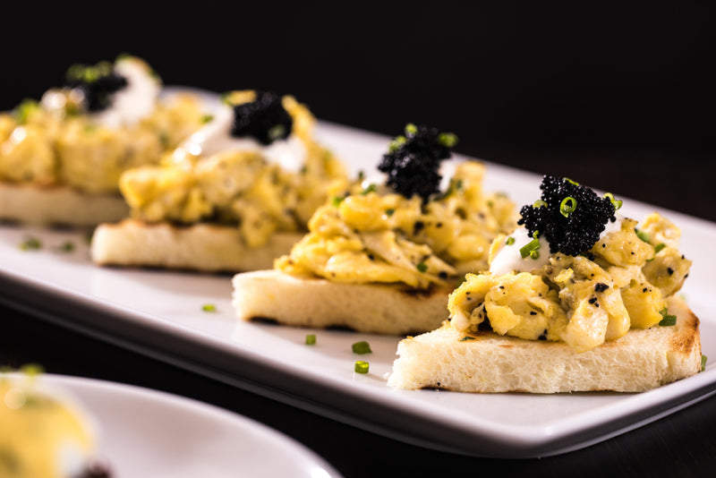 [Recipe] Scrambled Eggs with Kaluga Queen Schrencki Caviar