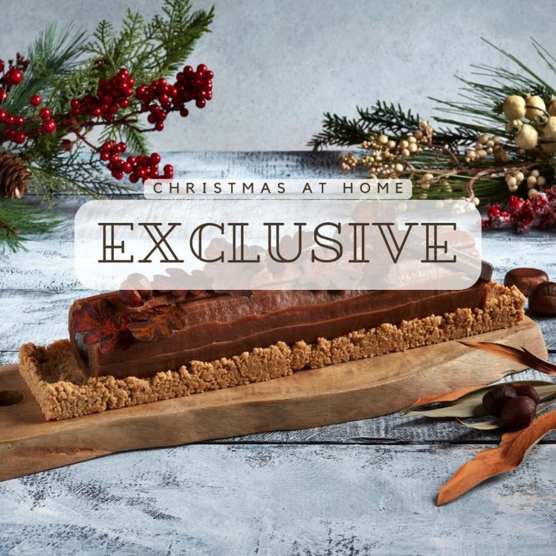 [EXCLUSIVE] Chestnut Crémeux, Blackcurrant Marmalade, Genoa Sponge Roulade (500g/1kg)