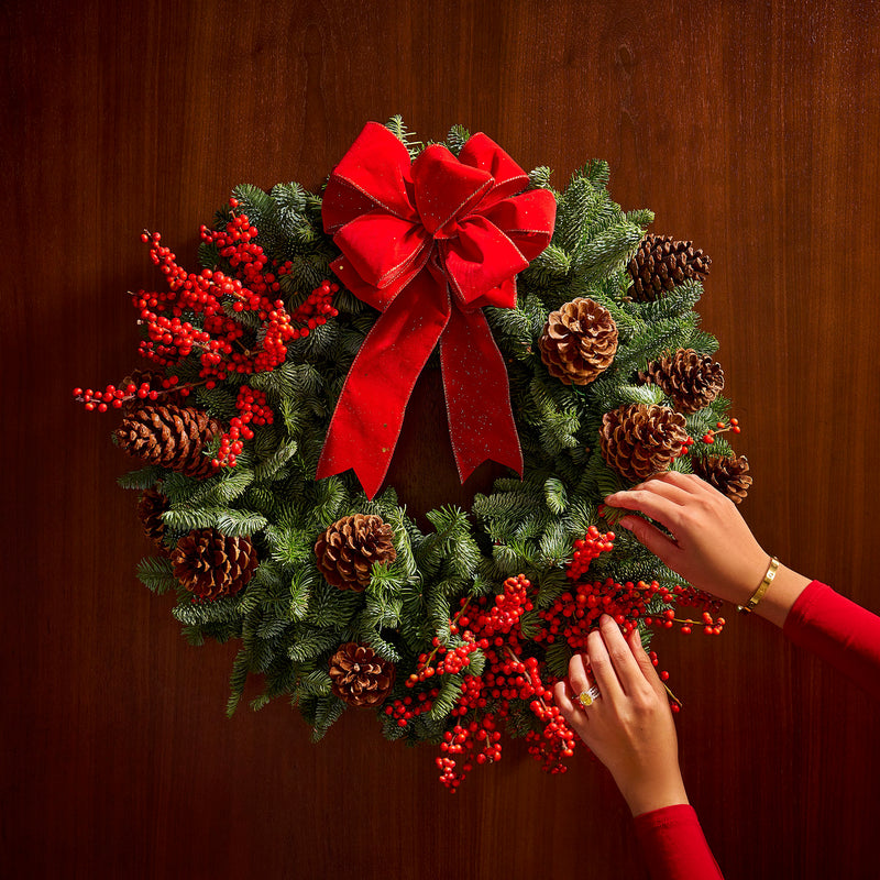 Festive Accompaniments - Fresh Christmas Wreath