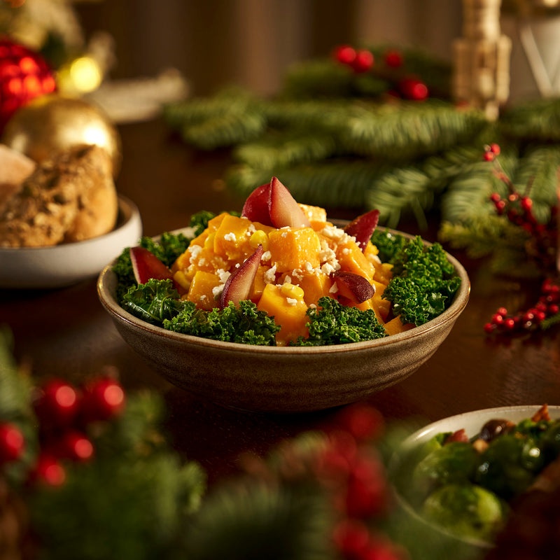 Festive Accompaniments - Red Wine Poached Pears and Butternut Squash Salad