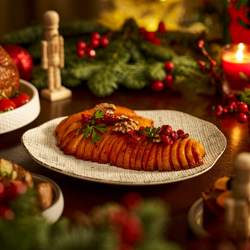 Seasonal Sides - Roasted Hasselback Butternut Squash
