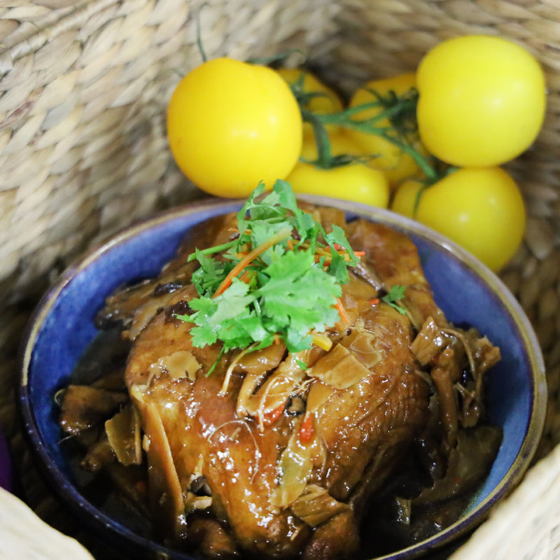 Baked Village Chicken with American Ginseng