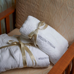 Willow Stream Spa Bath Towel & Bath Robe Set